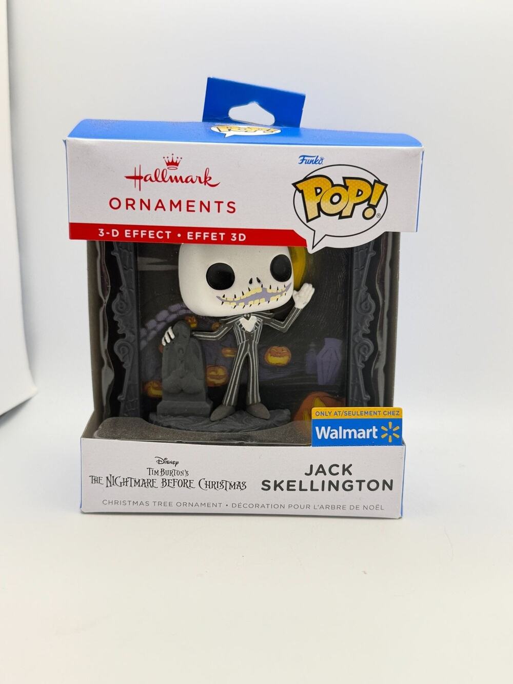 Hallmark Funko Pop Jack Skellington Nightmare Before Christmas 3D Ornament Walma